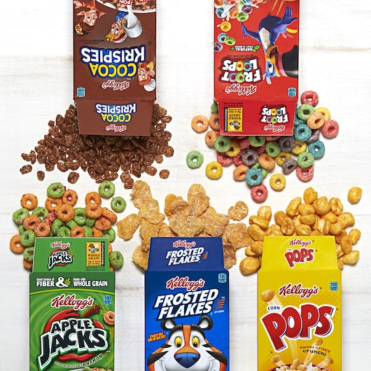 Kellogg's Fun Pack Cereal 1 Count Packs - 96 Per Case.