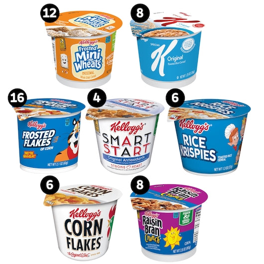 Kellogg's Total Assortments Cereal Classic - 60 Per Case.