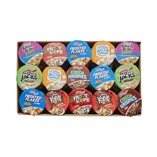 Kellogg's Total Assortments Cereal Favorite Pack 1 Count Packs - 60 Per Case.