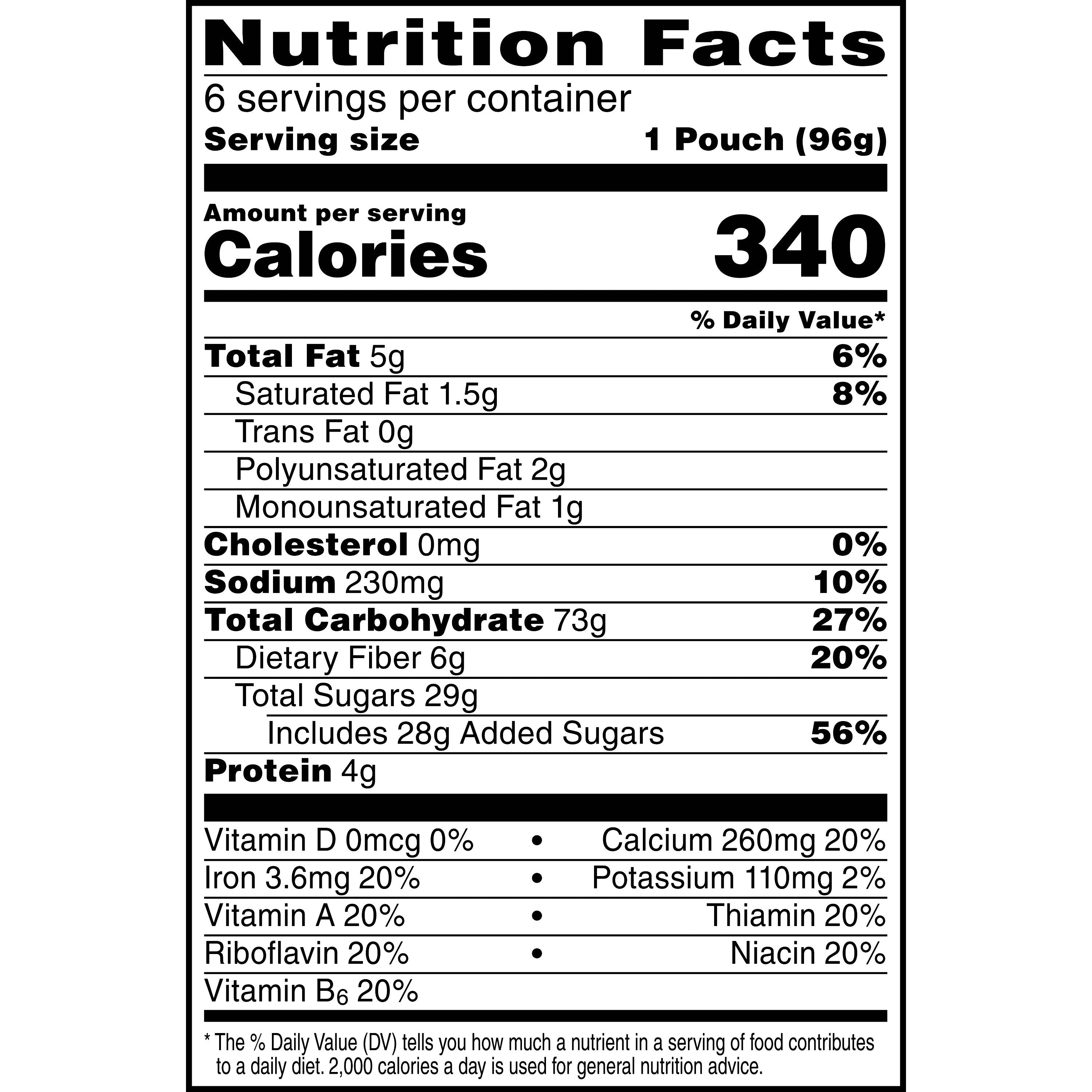 Kellogg's Pop-Tarts Whole Grain Frosted Blueberry Pastry 3.3 Ounce Size - 72 Per Case.