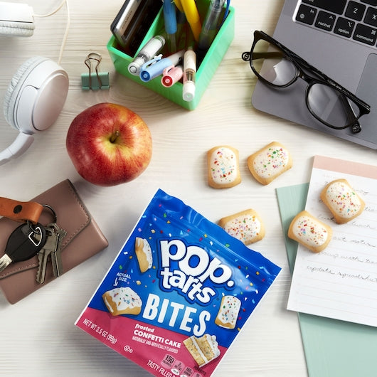 Kellogg's Pop Tarts Confetti Cupcake Bites 3.5 Ounce Size - 6 Per Case.