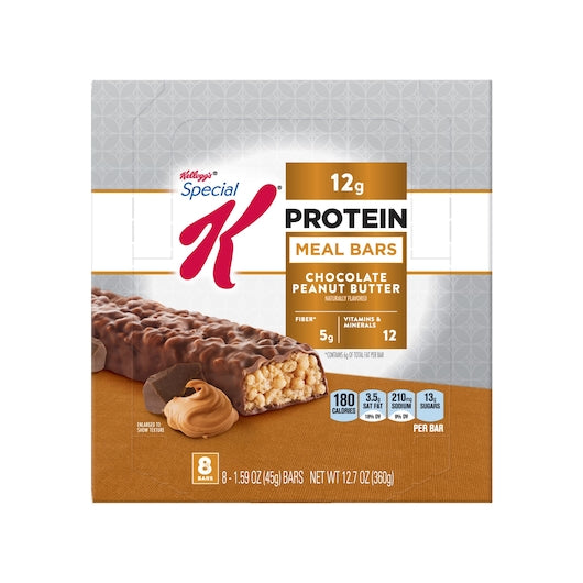 Kellogg's Special K Protein Bars Chocolate Peanut Butter 1.59 Ounce Size - 48 Per Case.