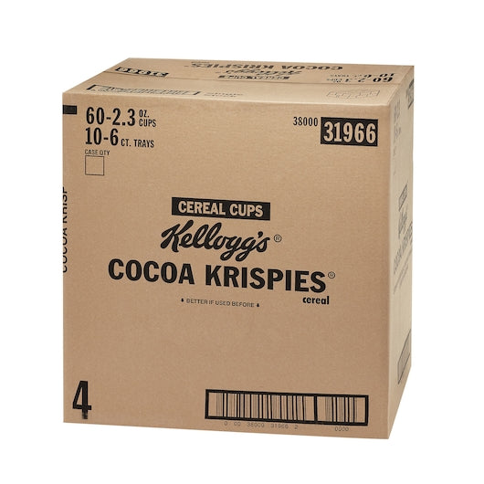 Kellogg's Cocoa Krispies Cereal, 2.3 Ounce Size - 60 Per Case.