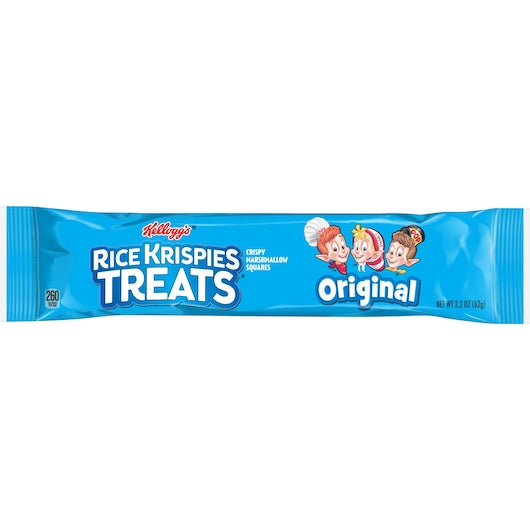 Kellogg's Rice Krispies Treats Squares Original 2.2 Ounce Size - 72 Per Case.