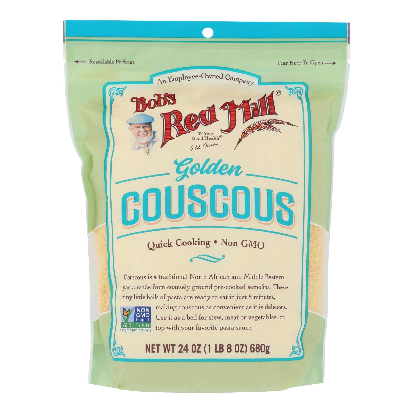 Bob's Red Mill - Couscous Golden - Case of 4-24 Ounce