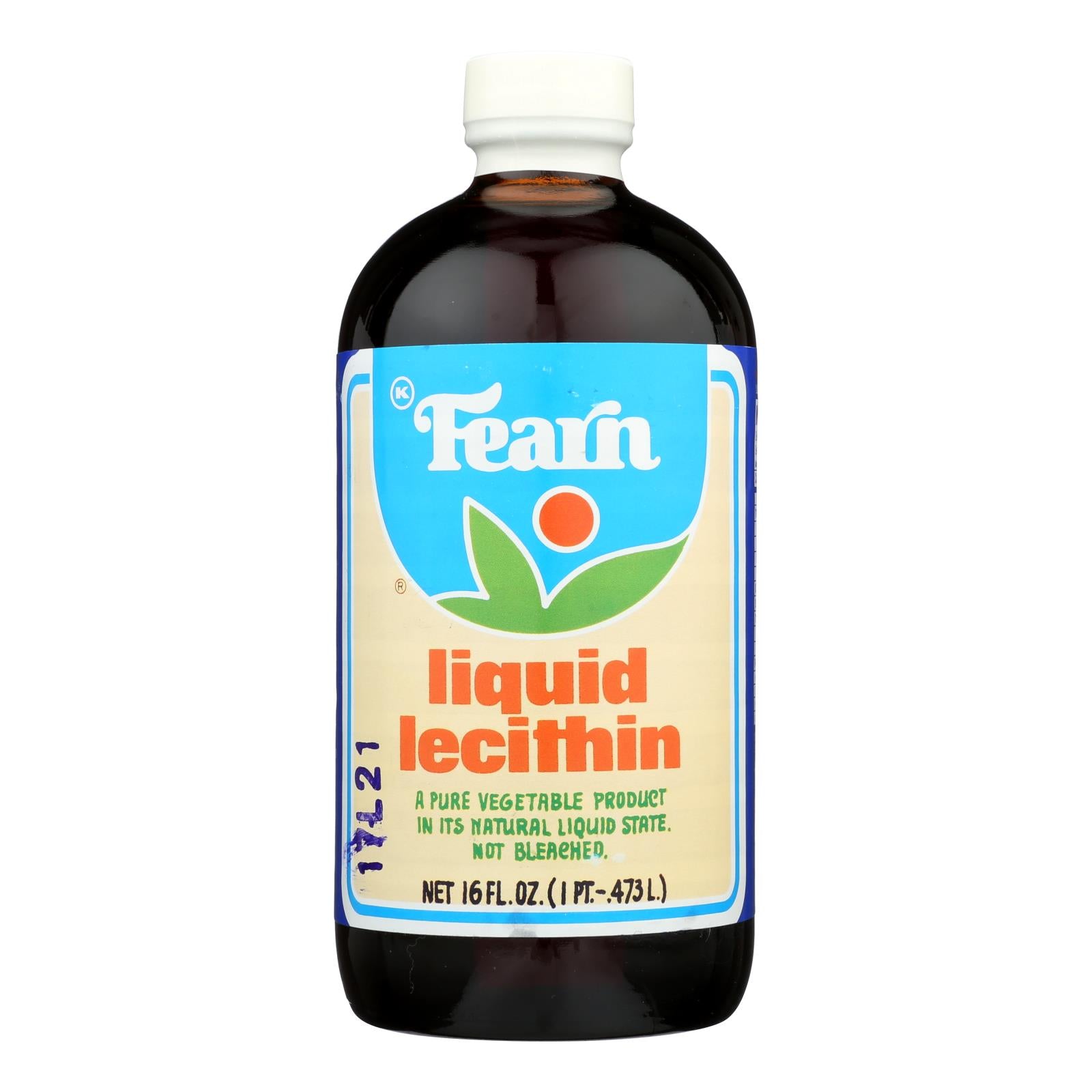 Fearn Liquid Lecithin - 16 fl Ounce - Case of 12