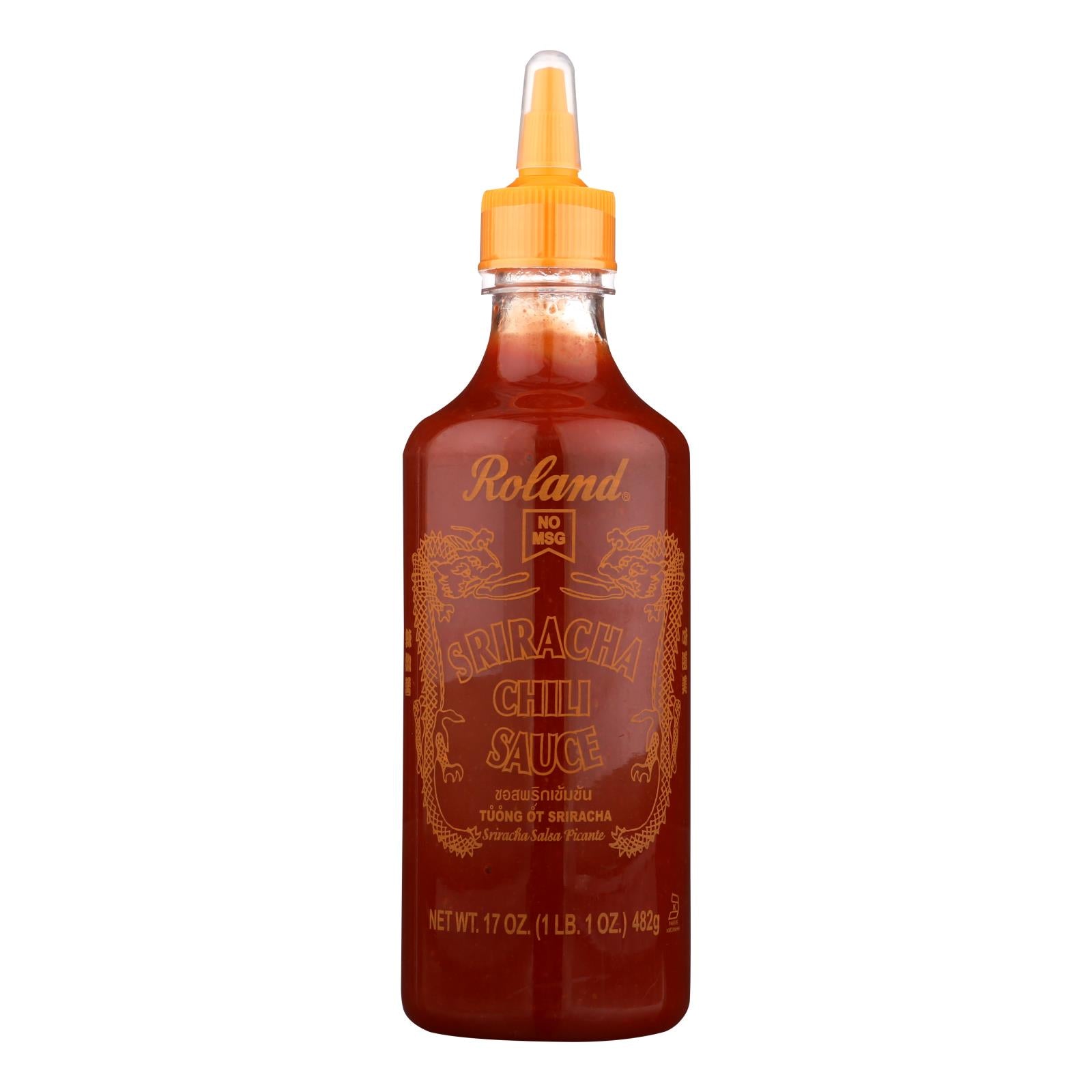 Roland Sriracha Chili Sauce - Case of 12 - 17 Ounce