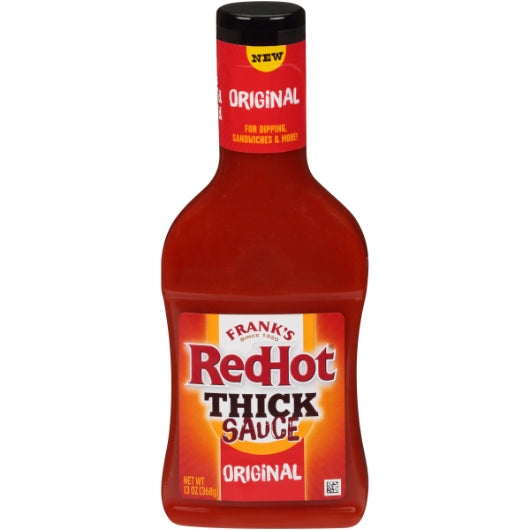 Frank's Redhot Original Thick Sauce 13 Ounce Size - 6 Per Case.