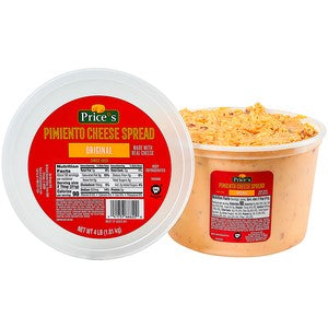 Price's Cheese Pimento Pail 4 Pound Each - 4 Per Case.