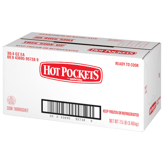 Hot Pockets Pepperoni Pizza 4 Ounce Size - 30 Per Case.