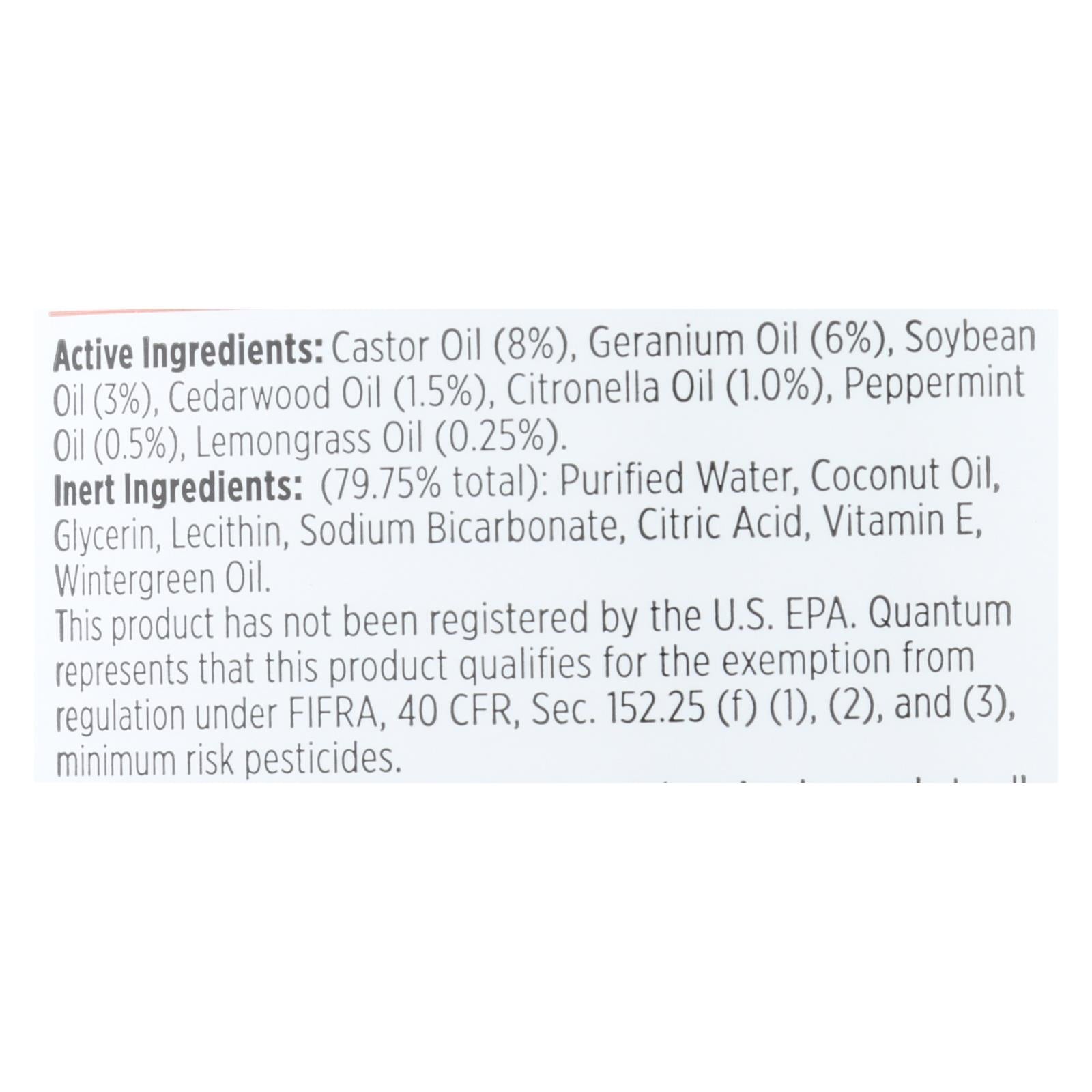 Quantum Research Buzz Away Extreme Spray - 8 Ounce