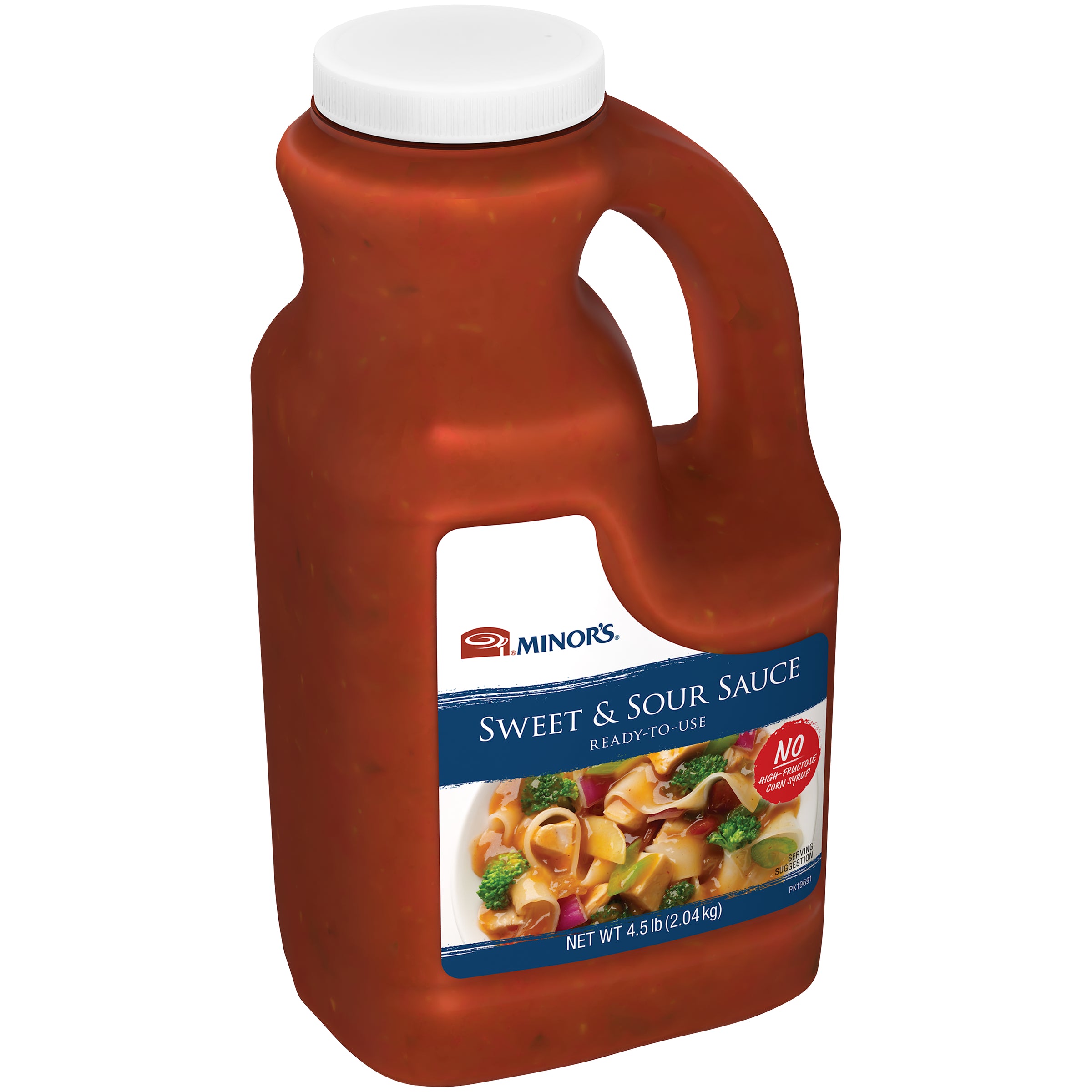 Minor's Sweet & Sour Sauce Ready-To-Use 0.5 Gallon - 6 Per Case.