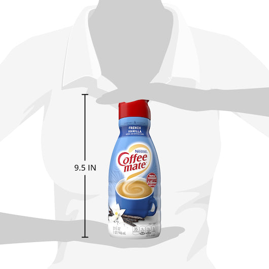 Coffee-Mate Liquid French Vanilla, 32 Fluid Ounce, 6 per case