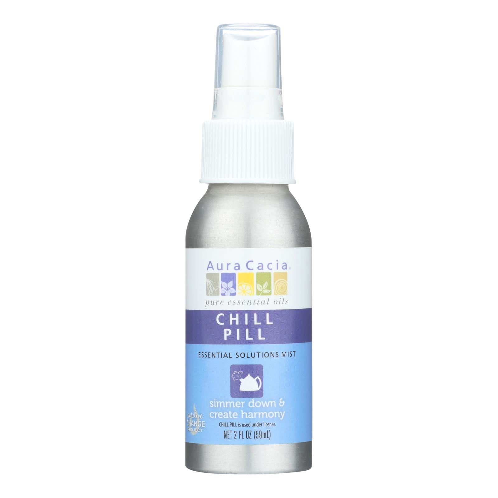Aura Cacia - Essential Solutions Mist Chill Pill - 2 fl Ounce