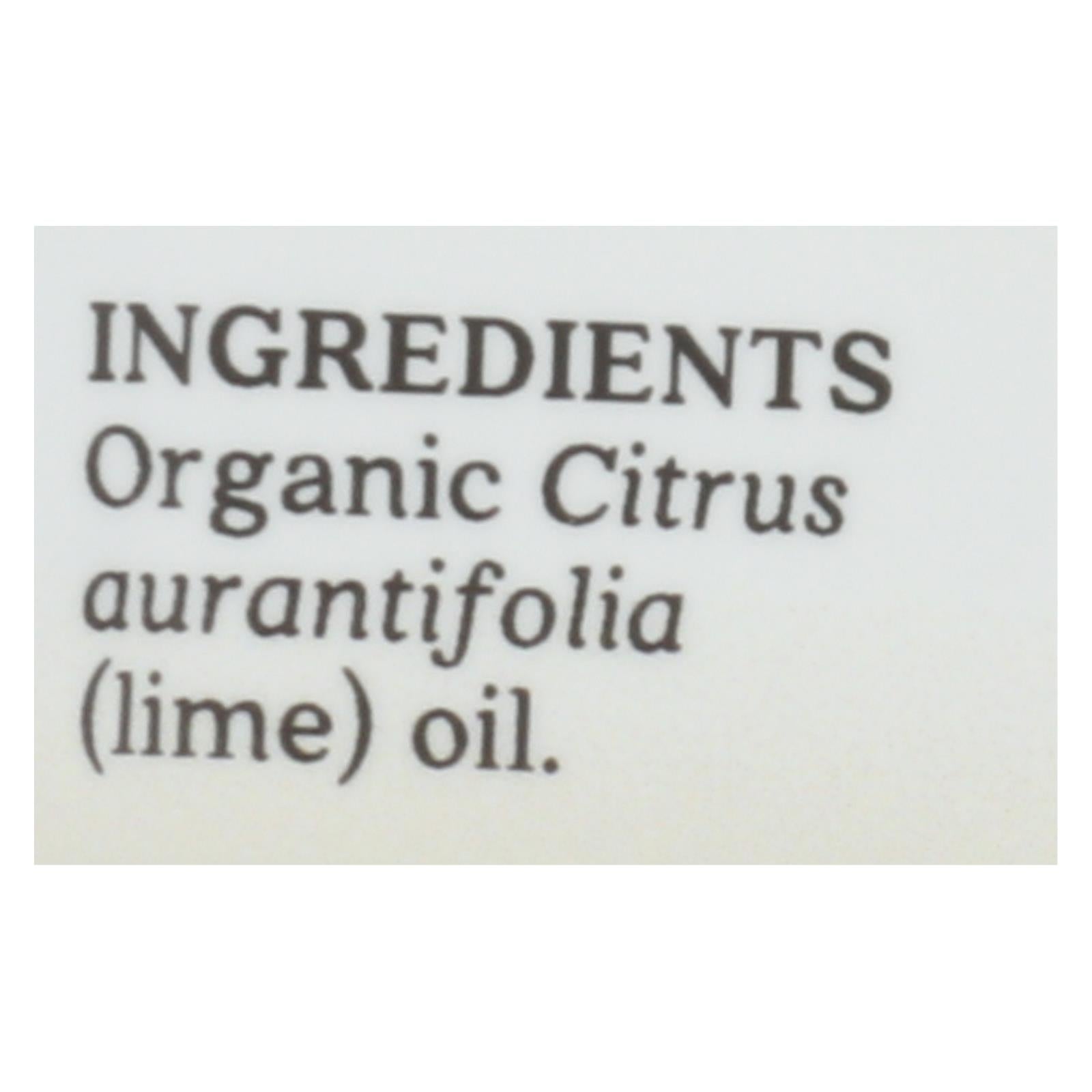 Aura Cacia - Organic Essential Oil - Lime - .25 fl Ounce