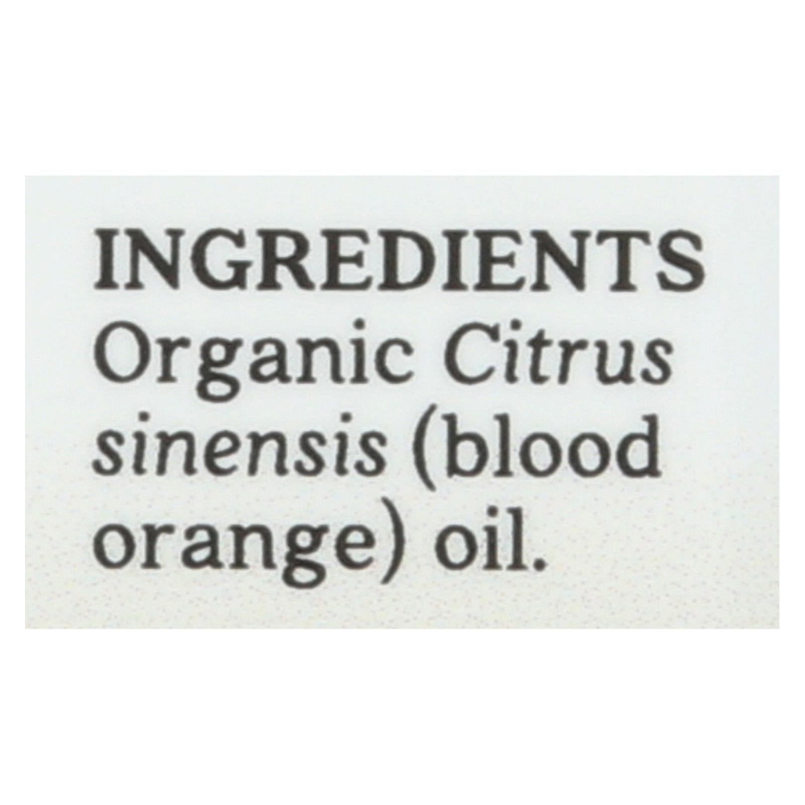 Aura Cacia - Essential Oil - Blood Orange - Case of 1 - .25 fl Ounce.