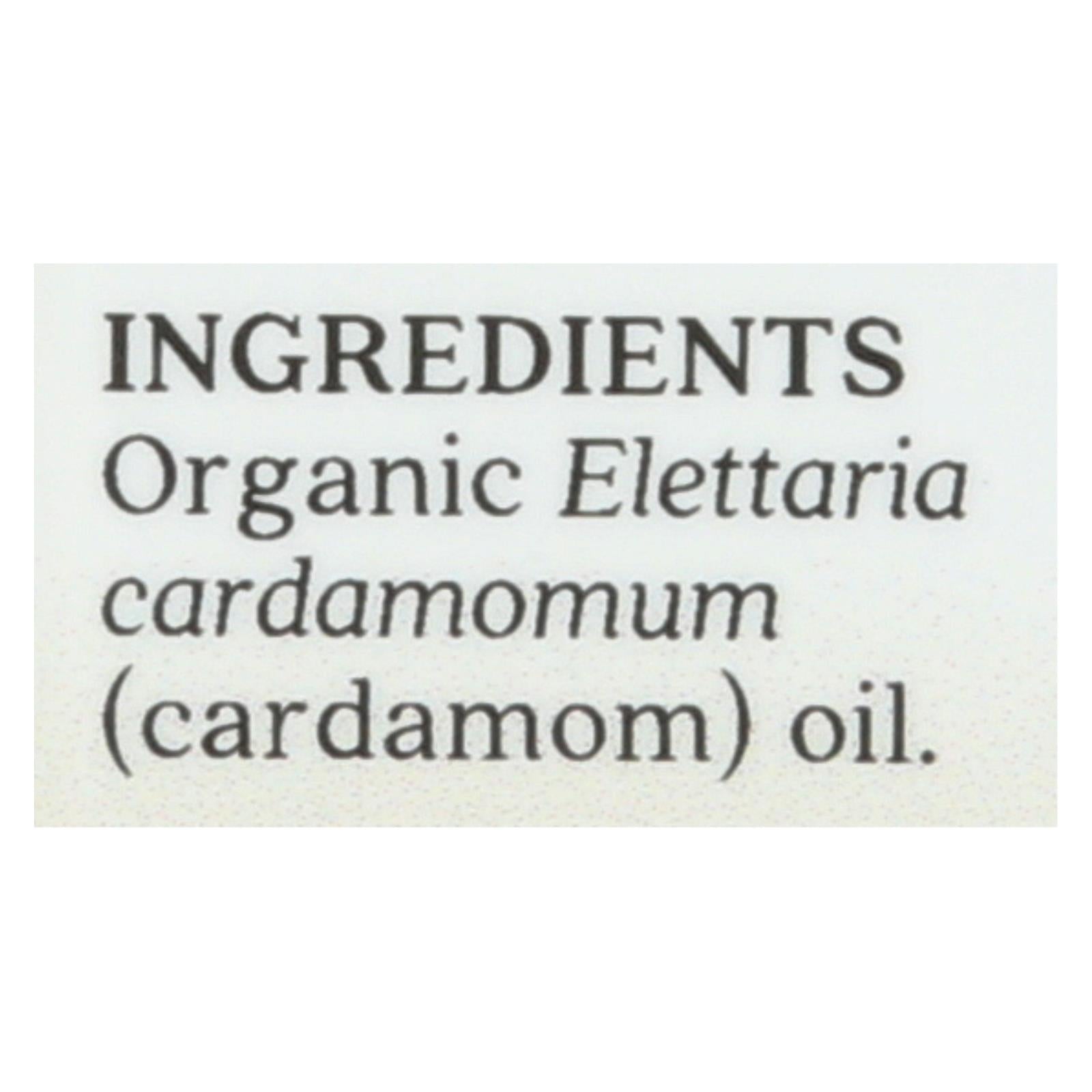 Aura Cacia - Essential Oil - Cardamom - Case of 1 - .25 fl Ounce.
