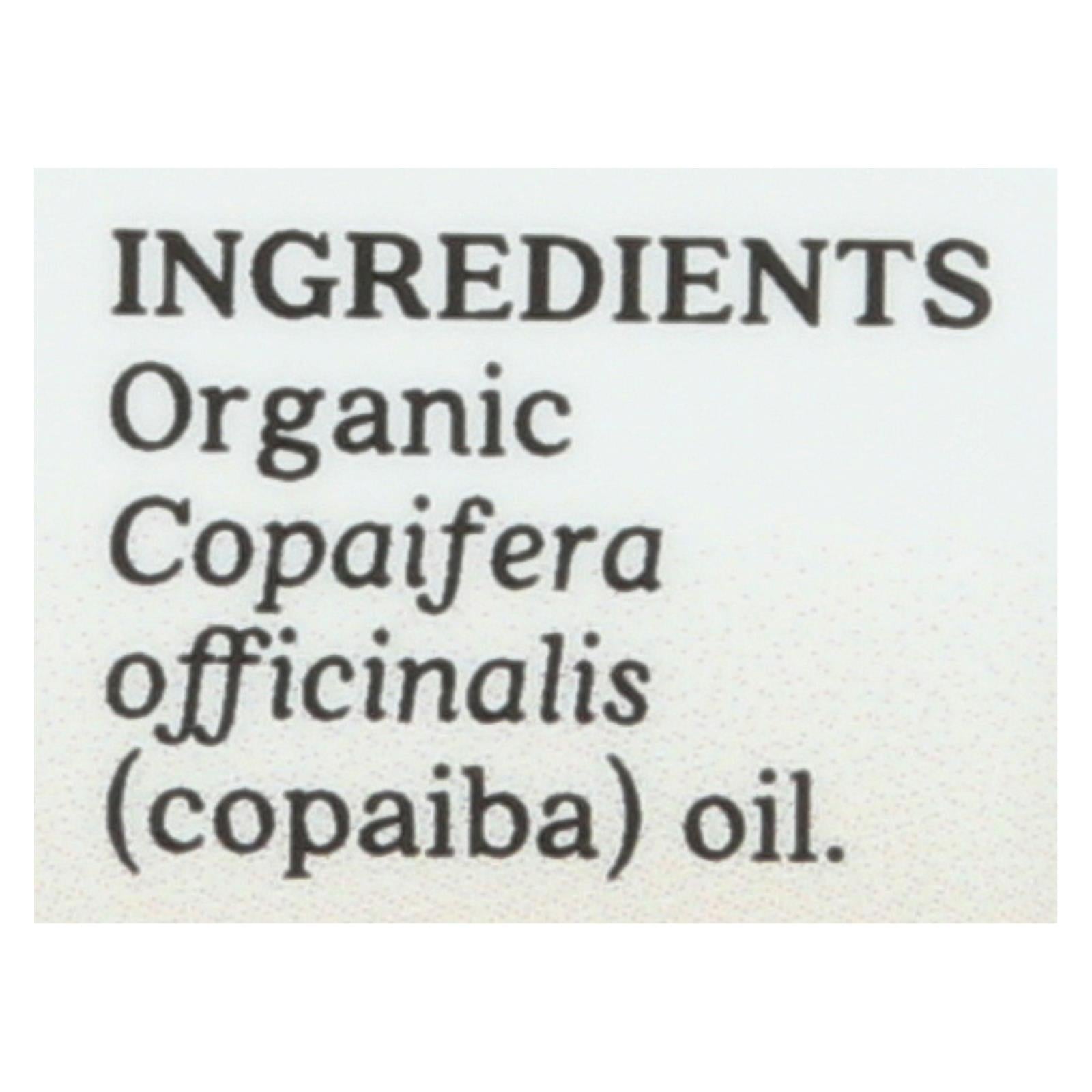 Aura Cacia - Essential Oil - Copaiba - Case of 1 - .25 fl Ounce.