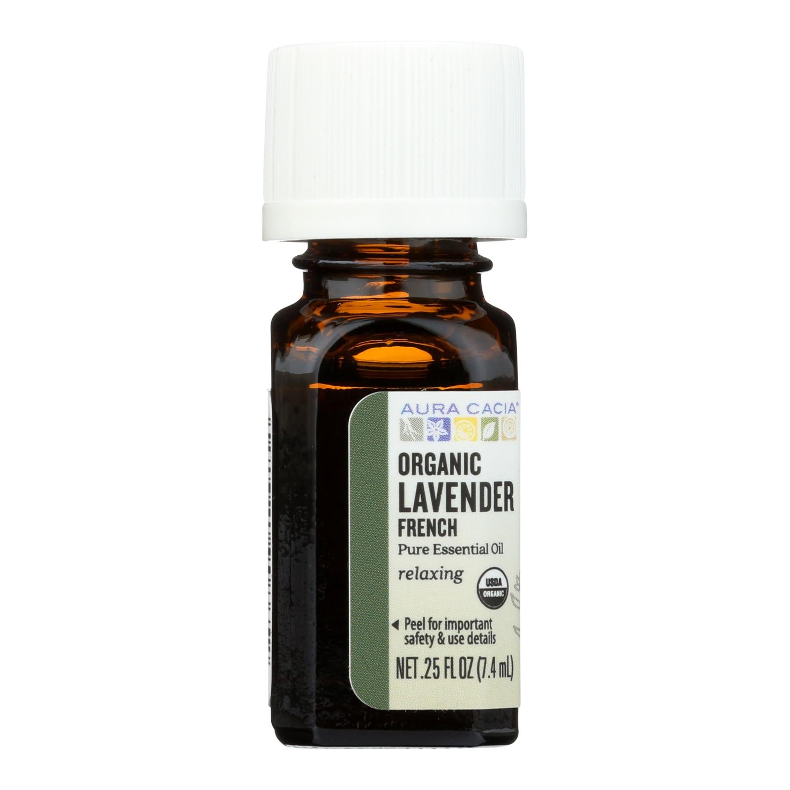 Aura Cacia - Essential Oil - French Lavender - Case of 1 - .25 fl Ounce.