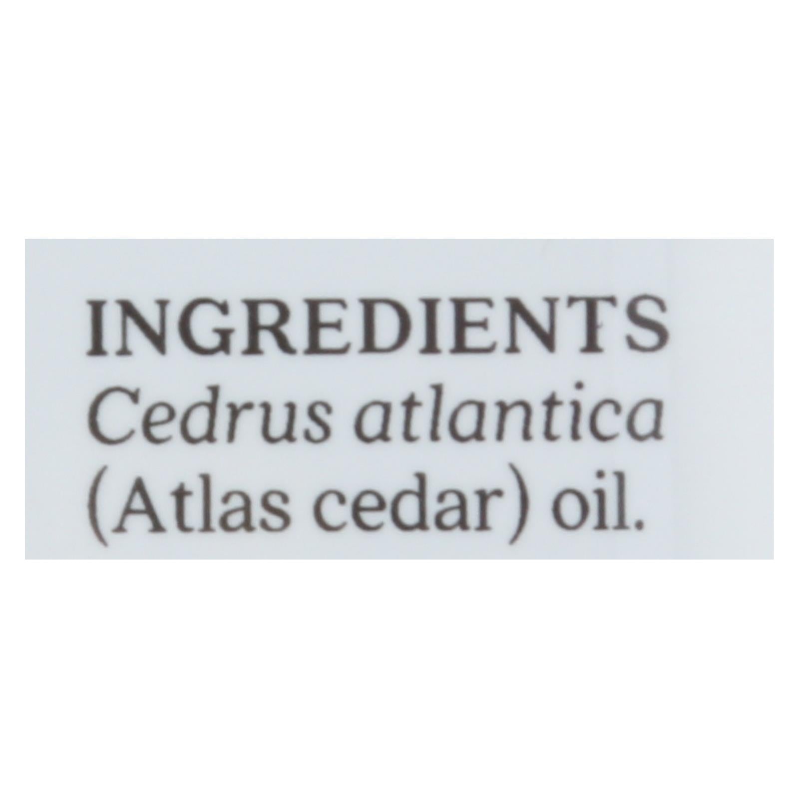 Aura Cacia - Essential Oil - Atlas Cedar wood - 0.5 FL Ounce.