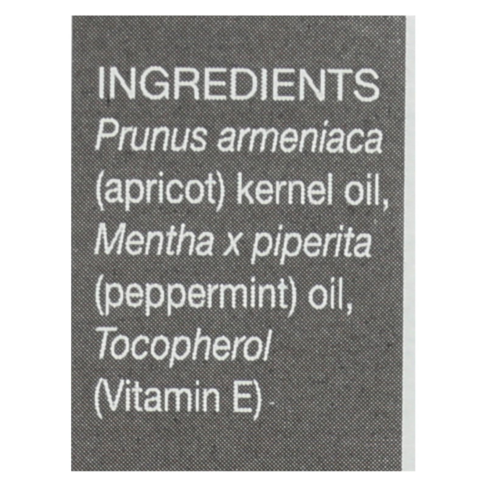 Aura Cacia - Roll On Essential Oil - Peppermint - Case of 4 - .31 fl Ounce