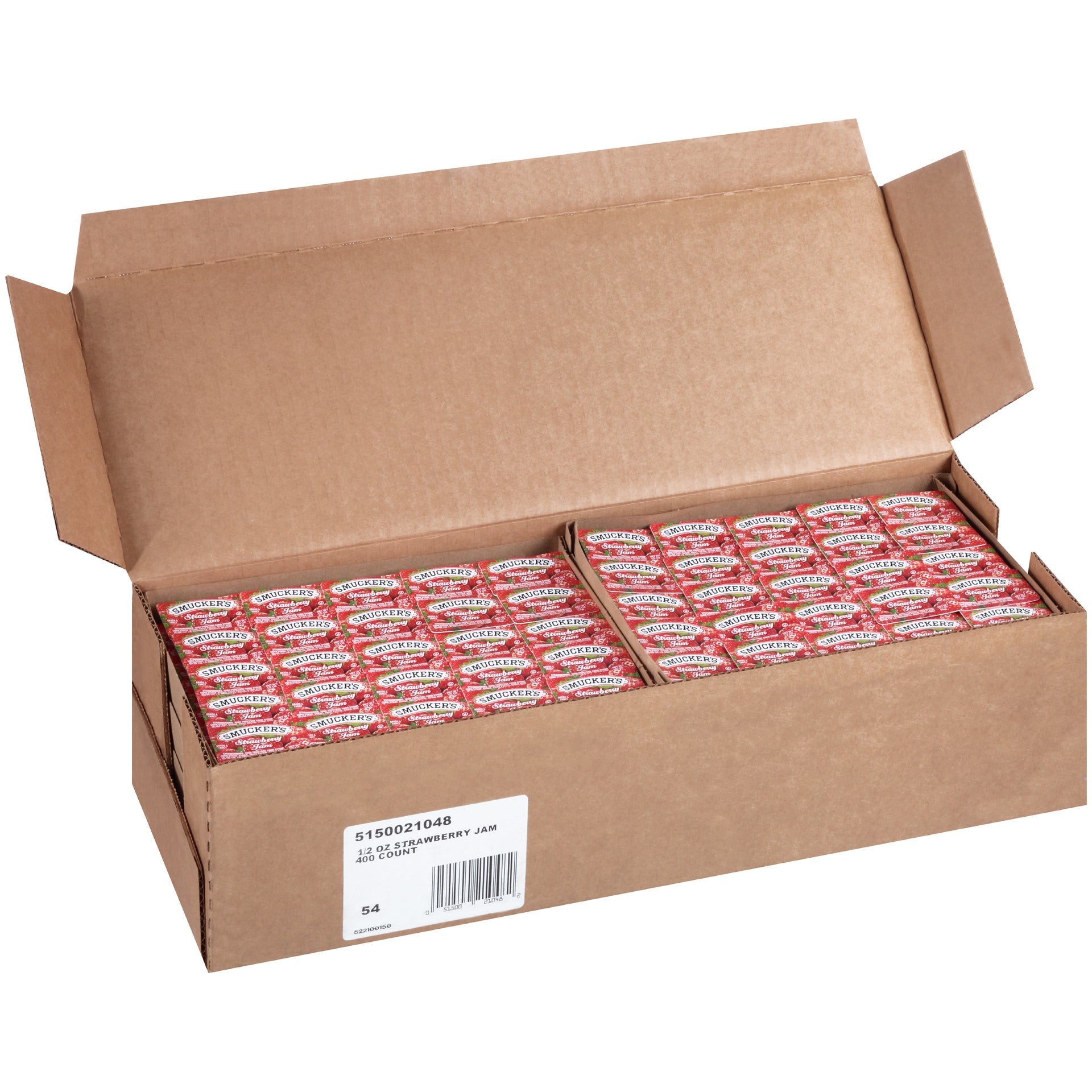 Smucker Strawberry Jam Plastic Count 0.5 Ounce Size - 12.5 Pound Per Case.