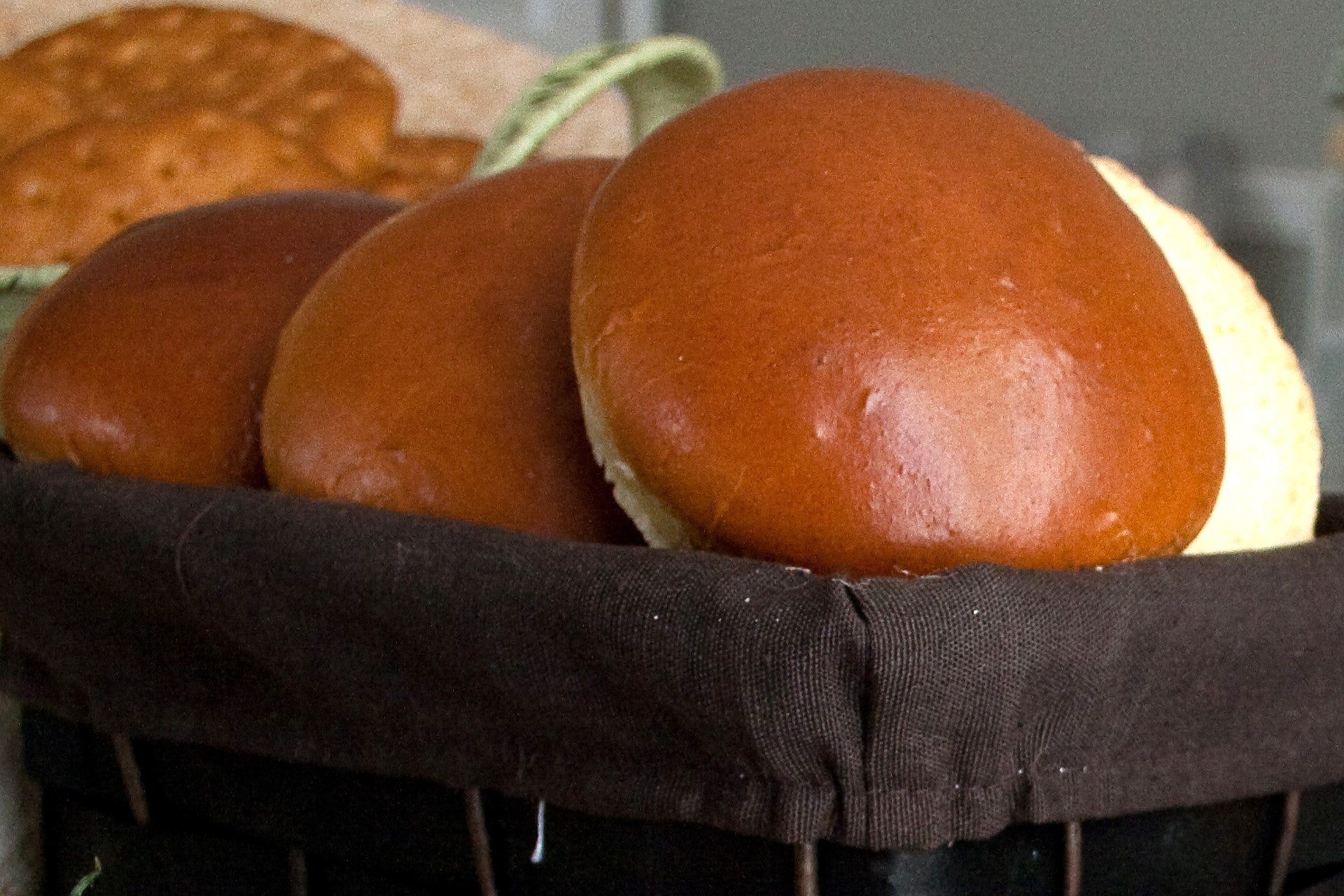 Klosterman 5" Potato Bun With Shine 72 Count Packs - 1 Per Case.