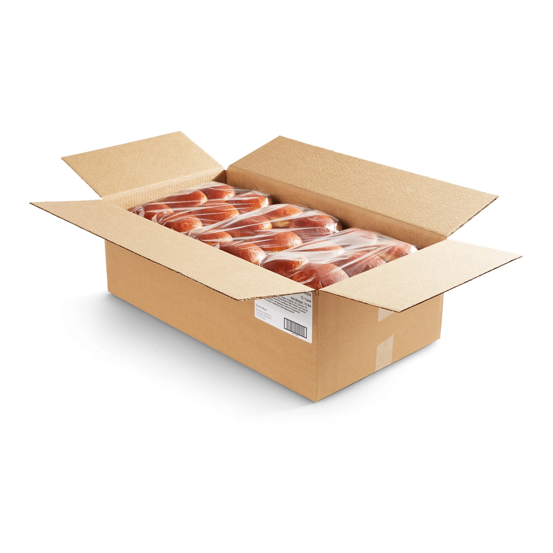 Klosterman 5" Potato Bun With Shine 72 Count Packs - 1 Per Case.