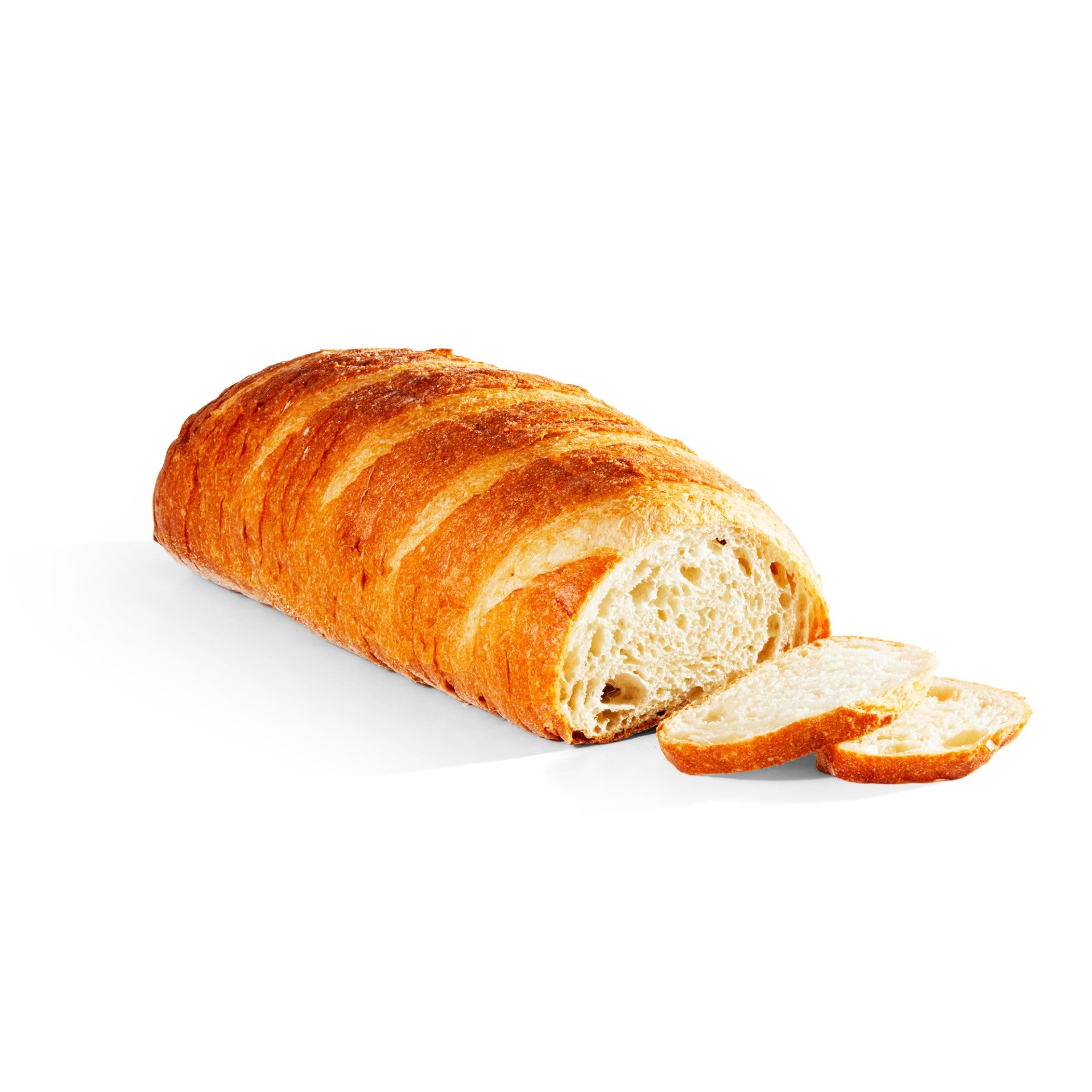 Klosterman Artisan Thick Sliced French Batard 8 Count Packs - 1 Per Case.