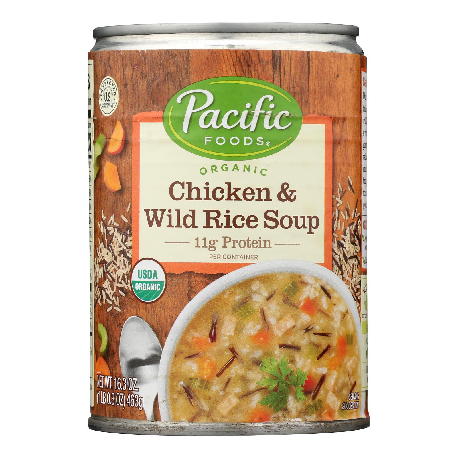 Pacific Foods - Soup Chickn Wild Rice - Case of 12-16.3 Ounce
