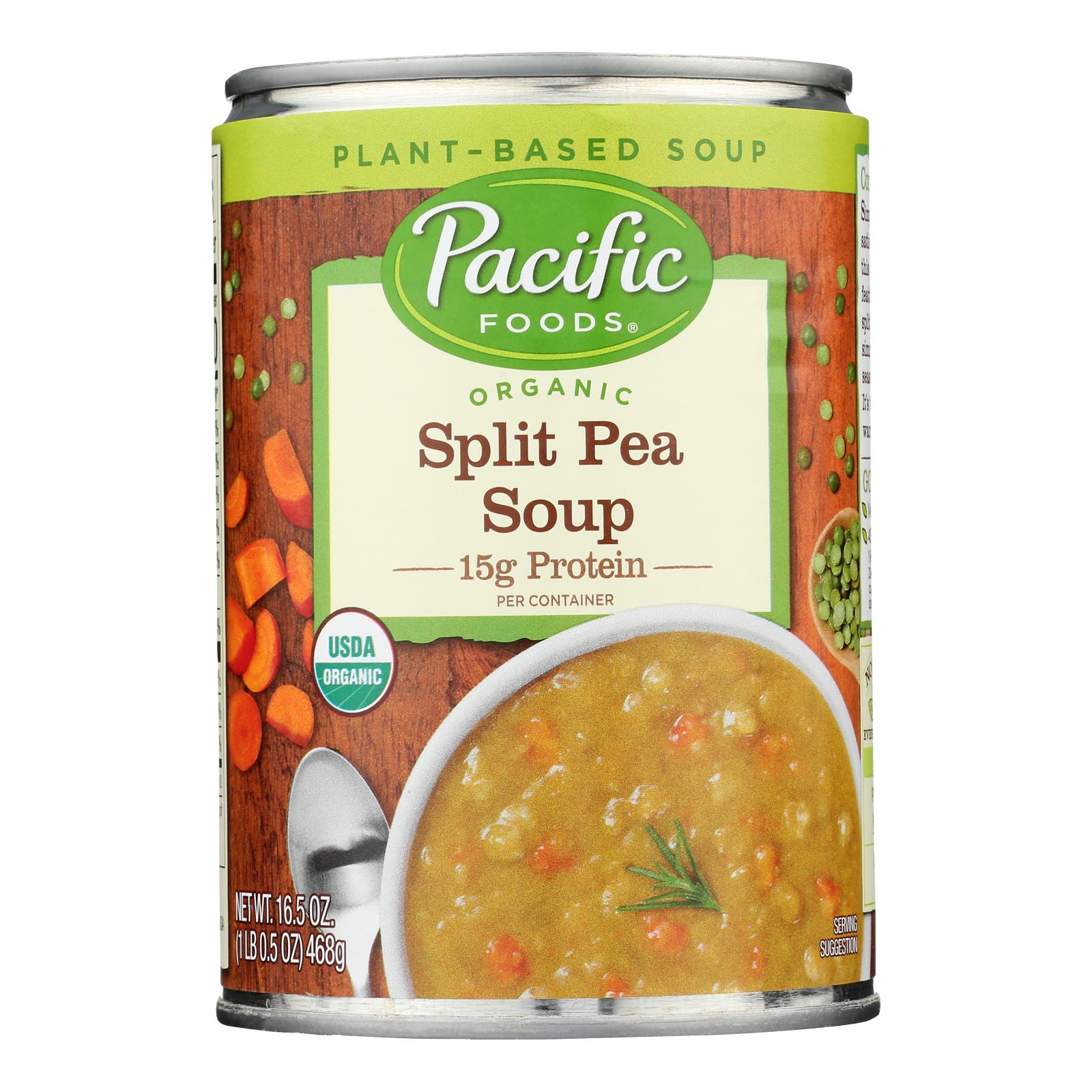 Pacific Foods - Soup Split Pea - Case of 12-16.5 Ounce