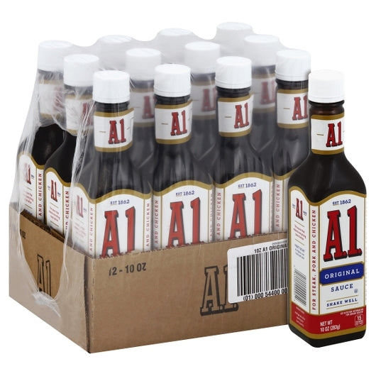 A.1. Steak Sauce A Retail, 10 Ounce Size - 12 Per Case.