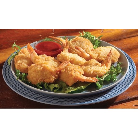 Captain Morgan Shrimp Hand Breaded Panko Clean Tail Butterfly, 3 Pounds - 4 Per Case.