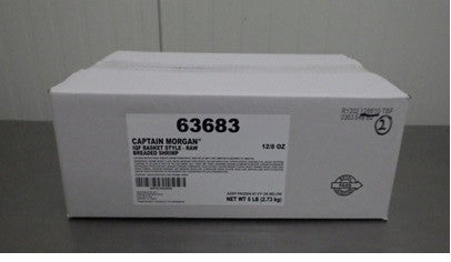 Captain Morgan Individual Quick Frozen Basket Style Breaded Shrimp, 8 Ounces- 12 Per Case