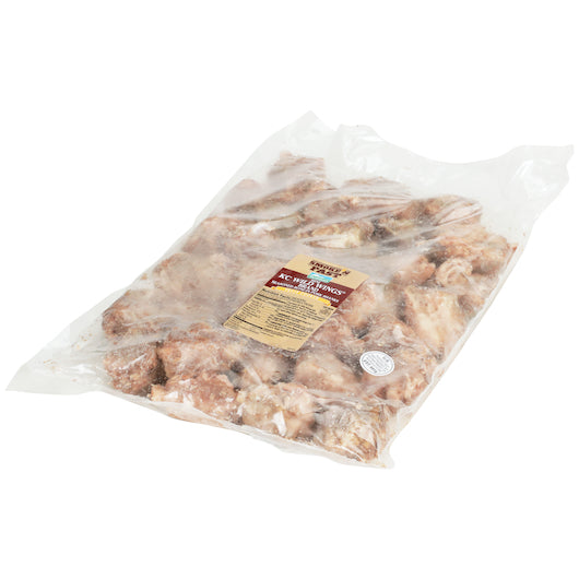 Smithfield Farmland Wild Mini Individual Quick Frozen Fully Cooked Pork Wings 5.5 Pound Each - 2 Per Case.