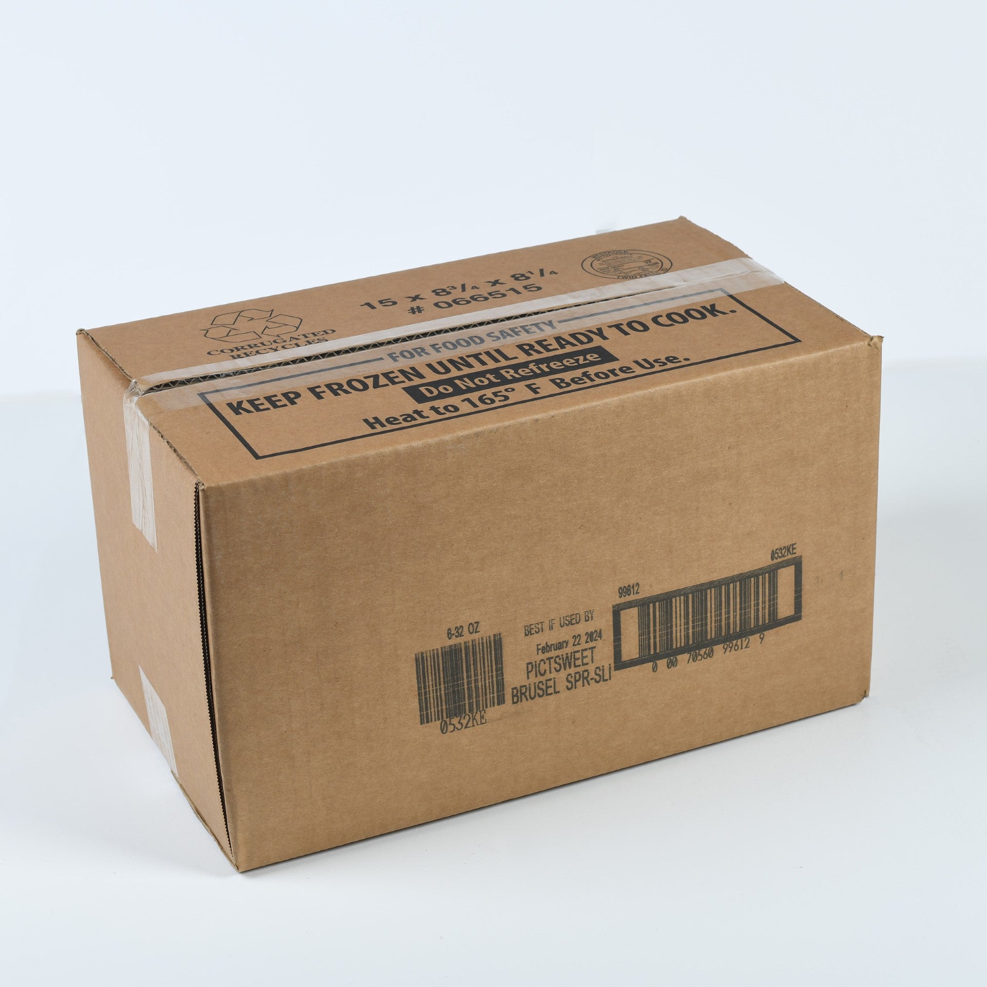 Brussel Sprouts Halves 2 Pound Each - 6 Per Case.