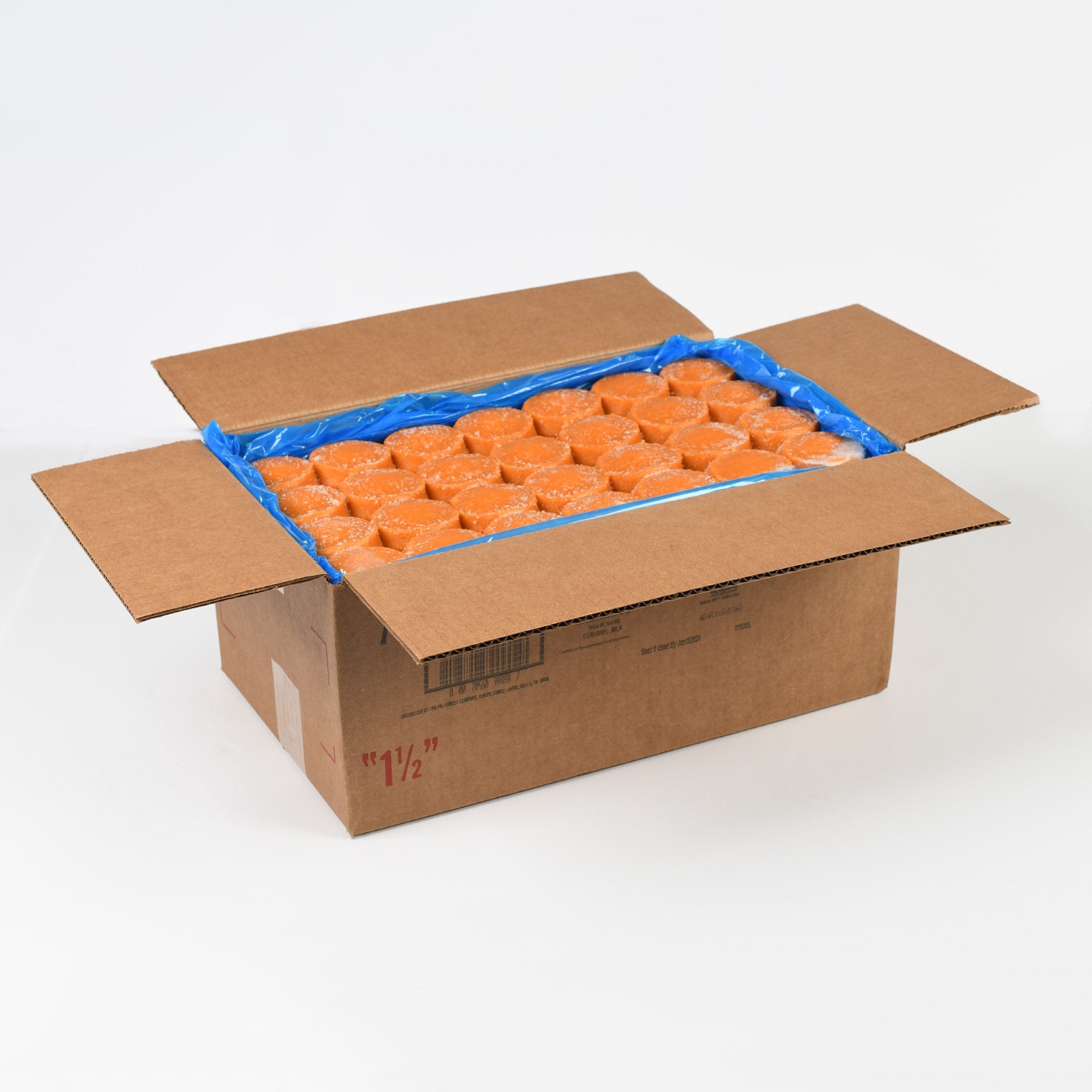 Candied Sweet Patties 21 Pound Each - 1 Per Case.