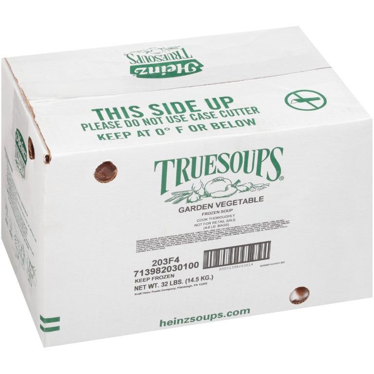 HEINZ TRUESOUPS Garden Vegetable Soup 8 lb. Bag 4 Per Case