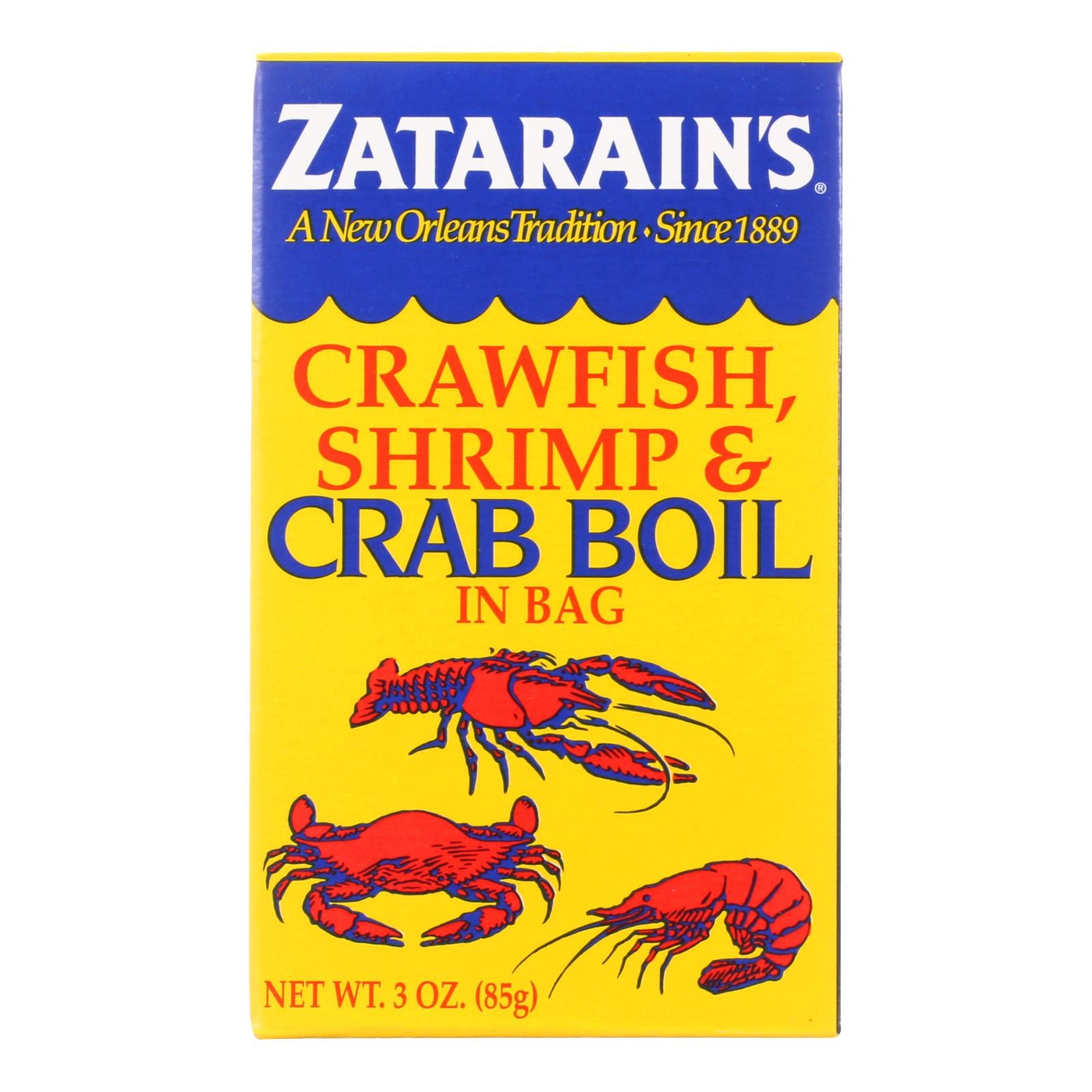 Zatarain's Crab Boil - Dry - Case of 6 - 3 Ounce