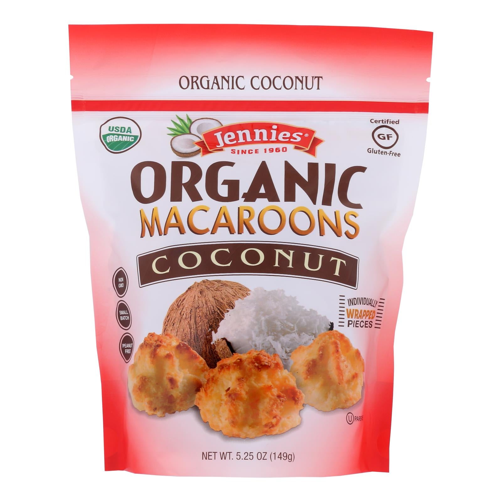 Jennies - Macaroon Coconut - Case of 6 - 5.25 Ounce