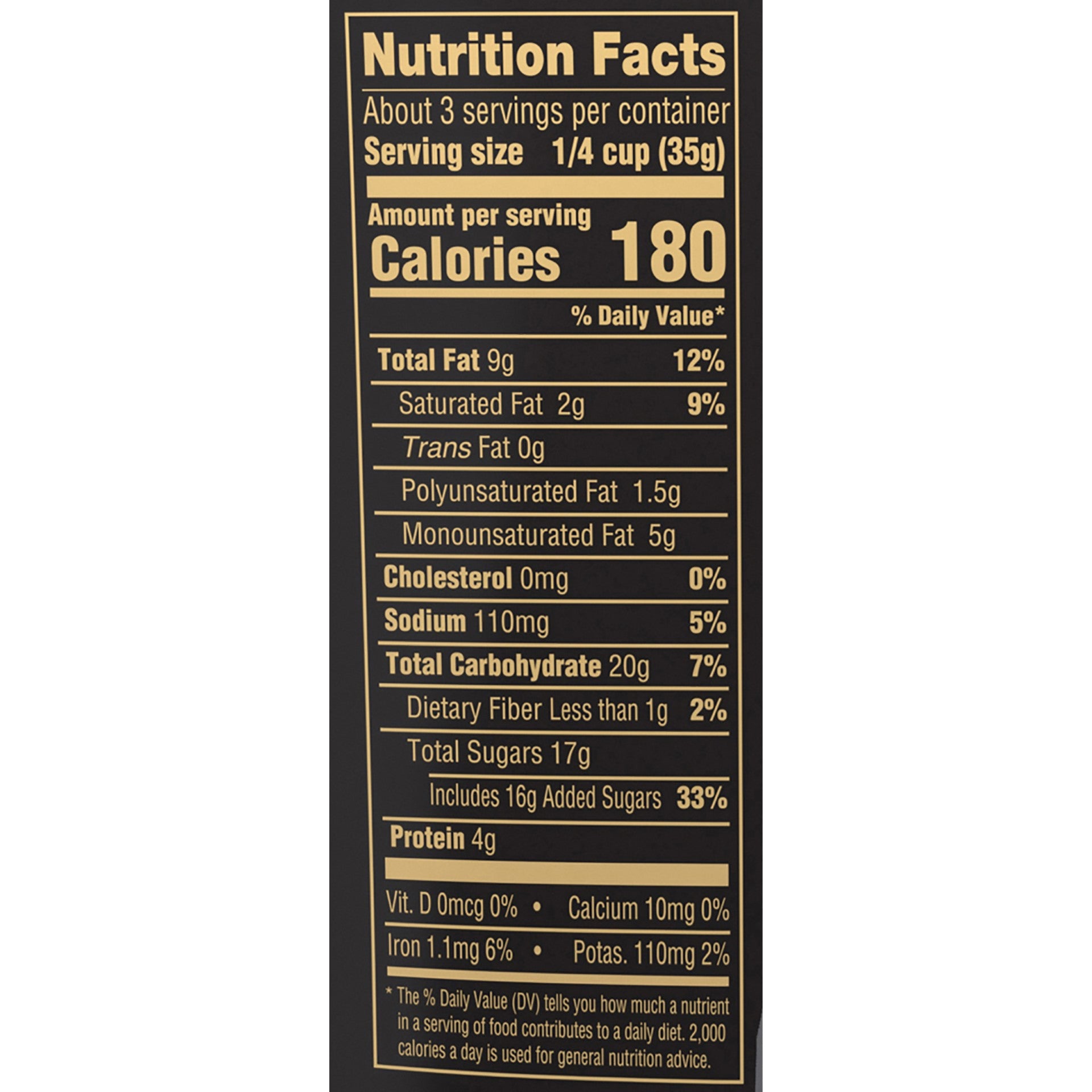 Squirrel Brand Sweet Brown Butter Cashews 3.5 Ounce Size - 6 Per Case.