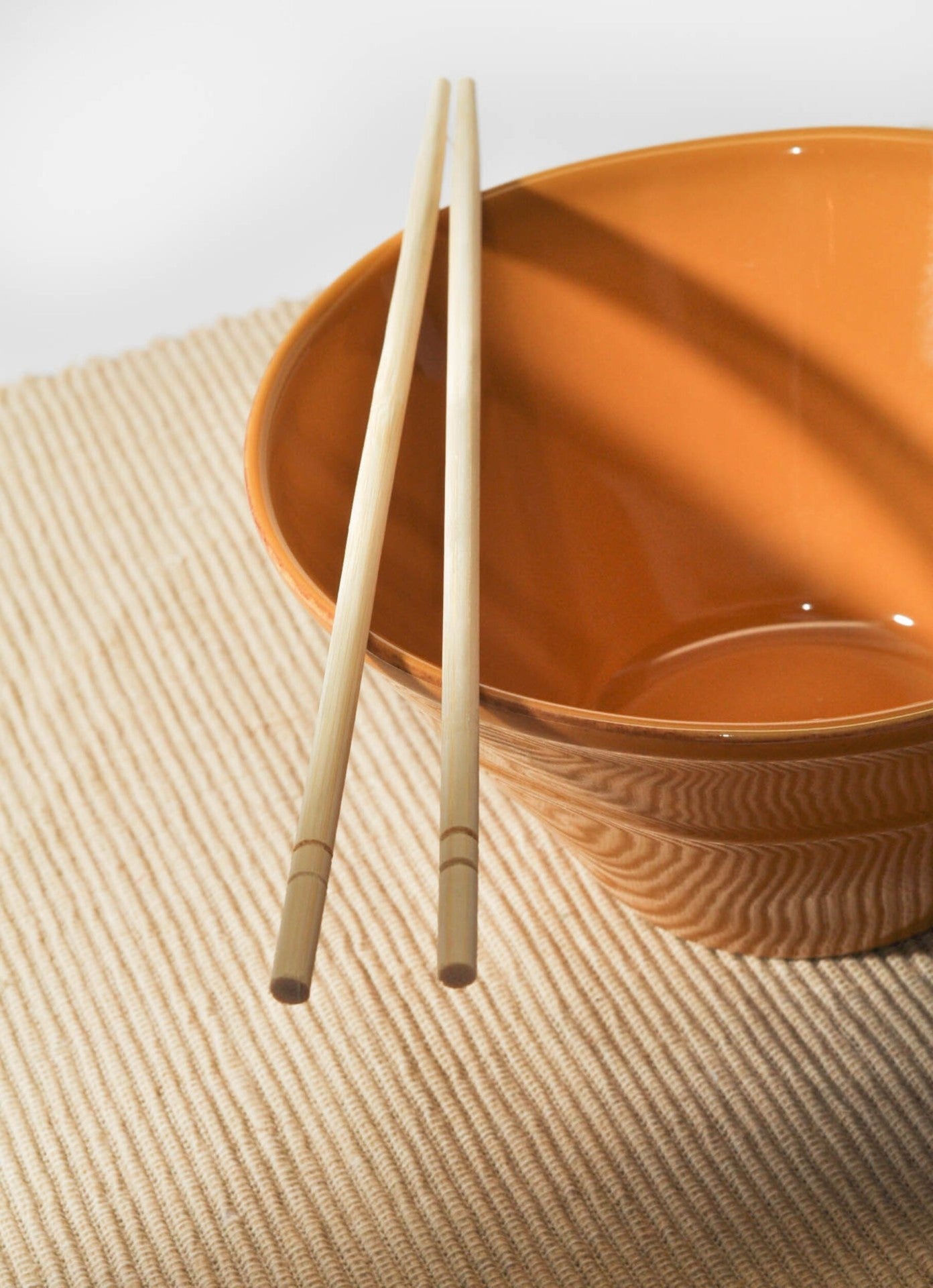 9" Bamboo Chopsticks In Red Paper Sleeve 100 Each - 10 Per Case.