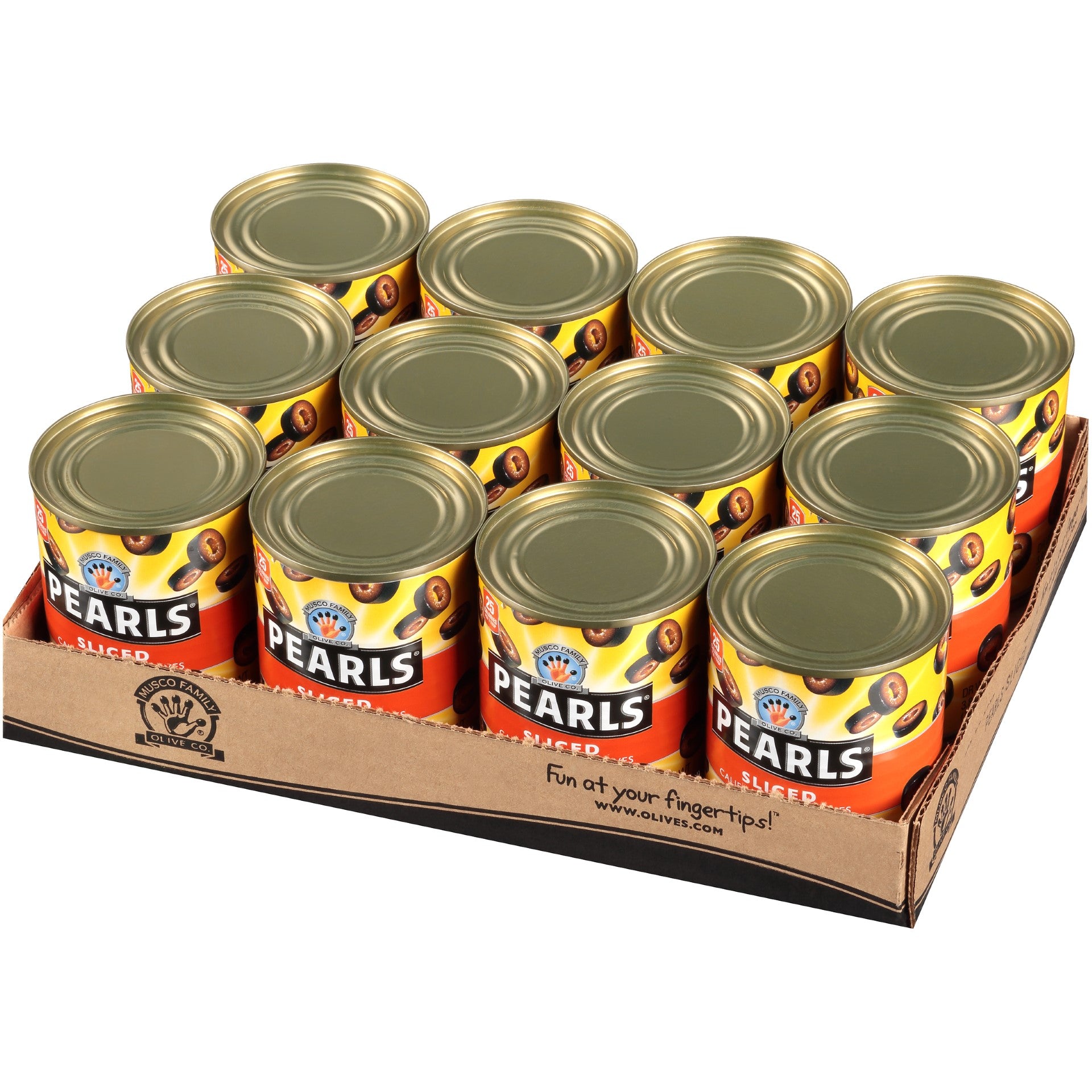 Olives Sliced Black 3.8 Ounce Size - 12 Per Case.