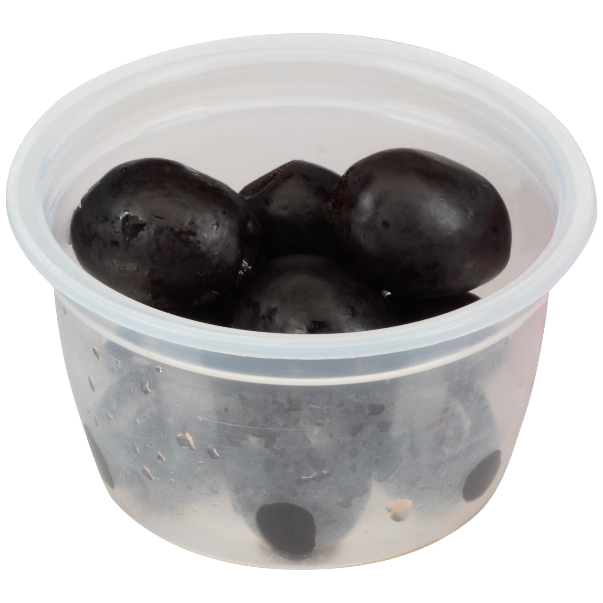 Olives Cup Black Pitted 4.8 Ounce Size - 6 Per Case.