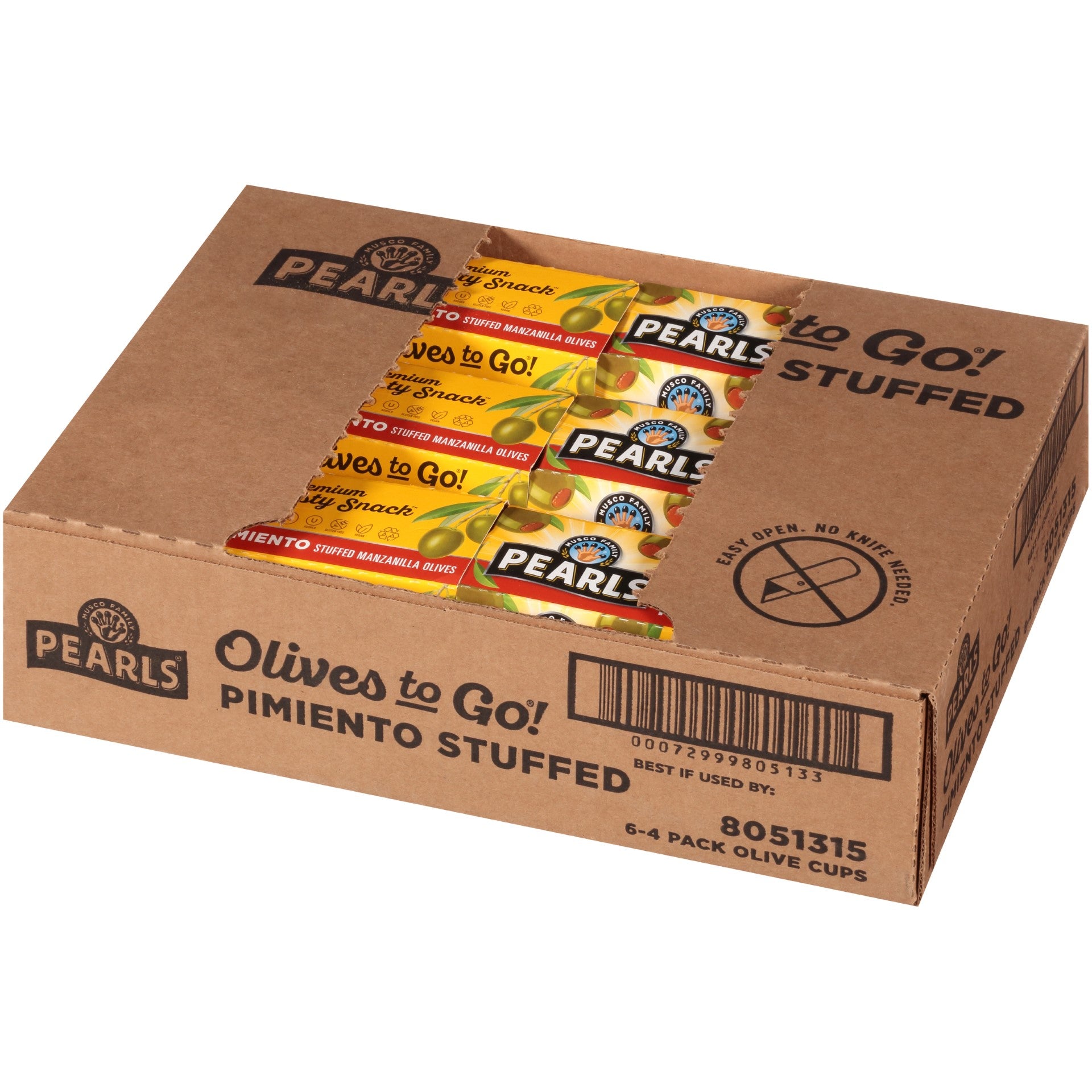 Cup Manzanilla Pimento Stuffers 6.4 Ounce Size - 6 Per Case.