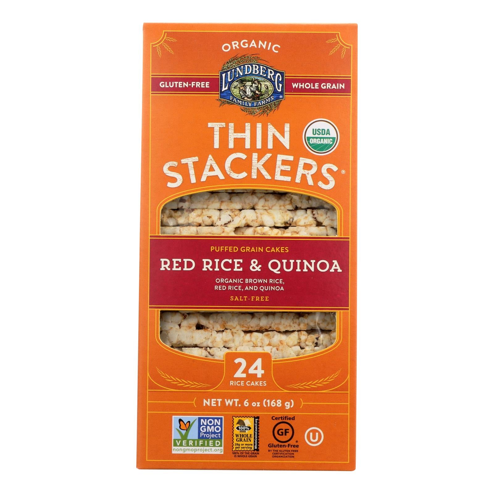 Lundberg Family Farms - Rice Ck Red Qna Th Stk - Case of 6-6 Ounce