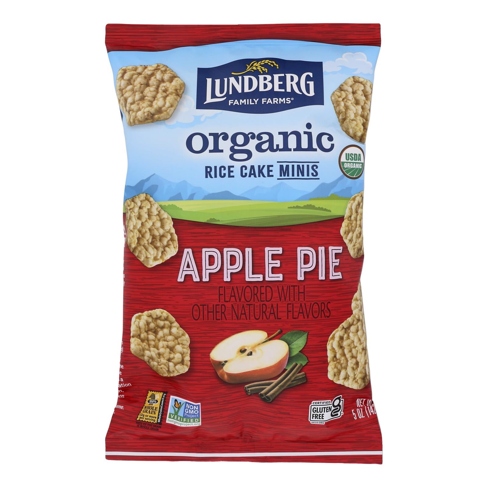 Lundberg Family Farms - Rice Ck Mini Apple Pie - Case of 6-5 Ounce