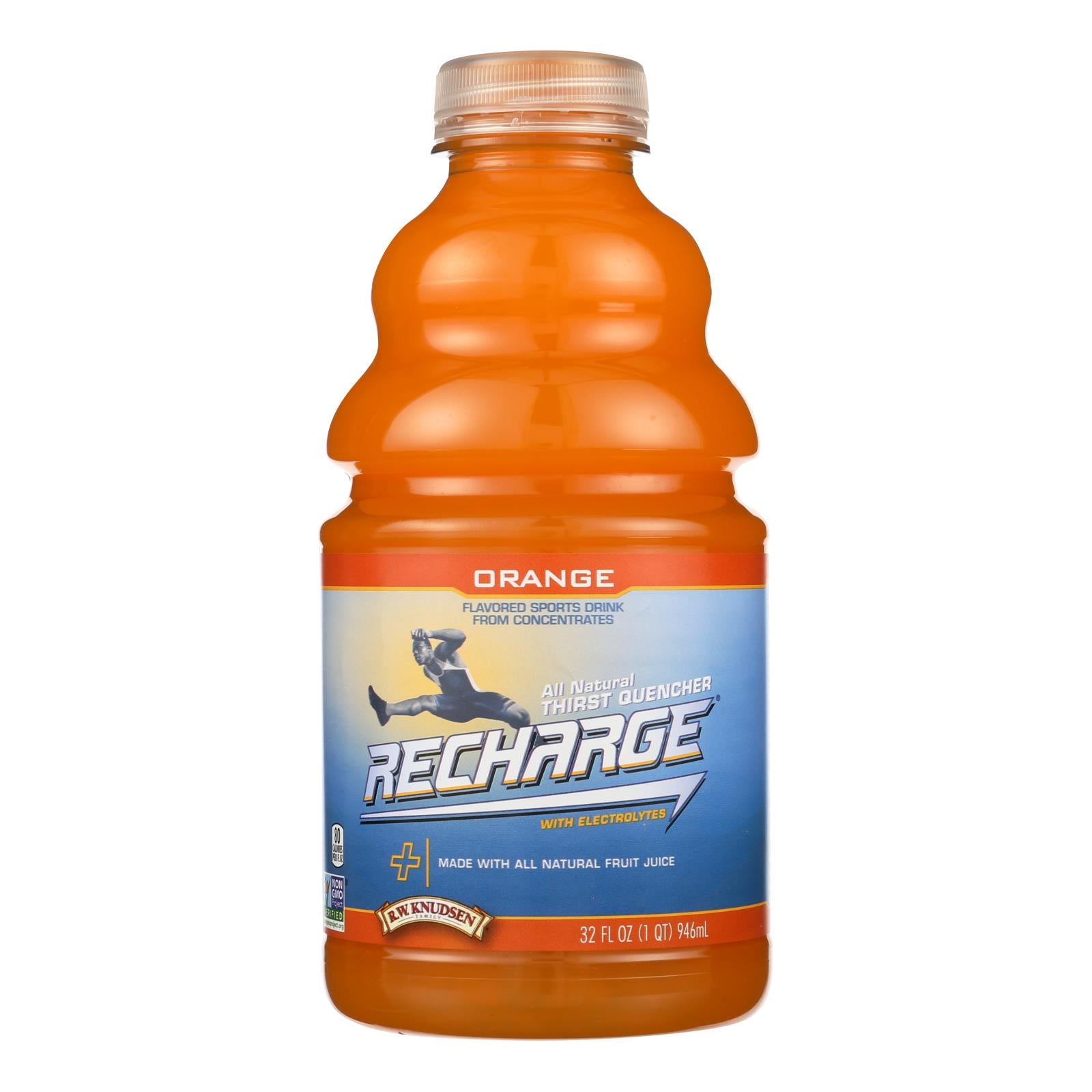 Rw Knudsen Recharge Orange Juice - Case of 6 - 32 Ounce