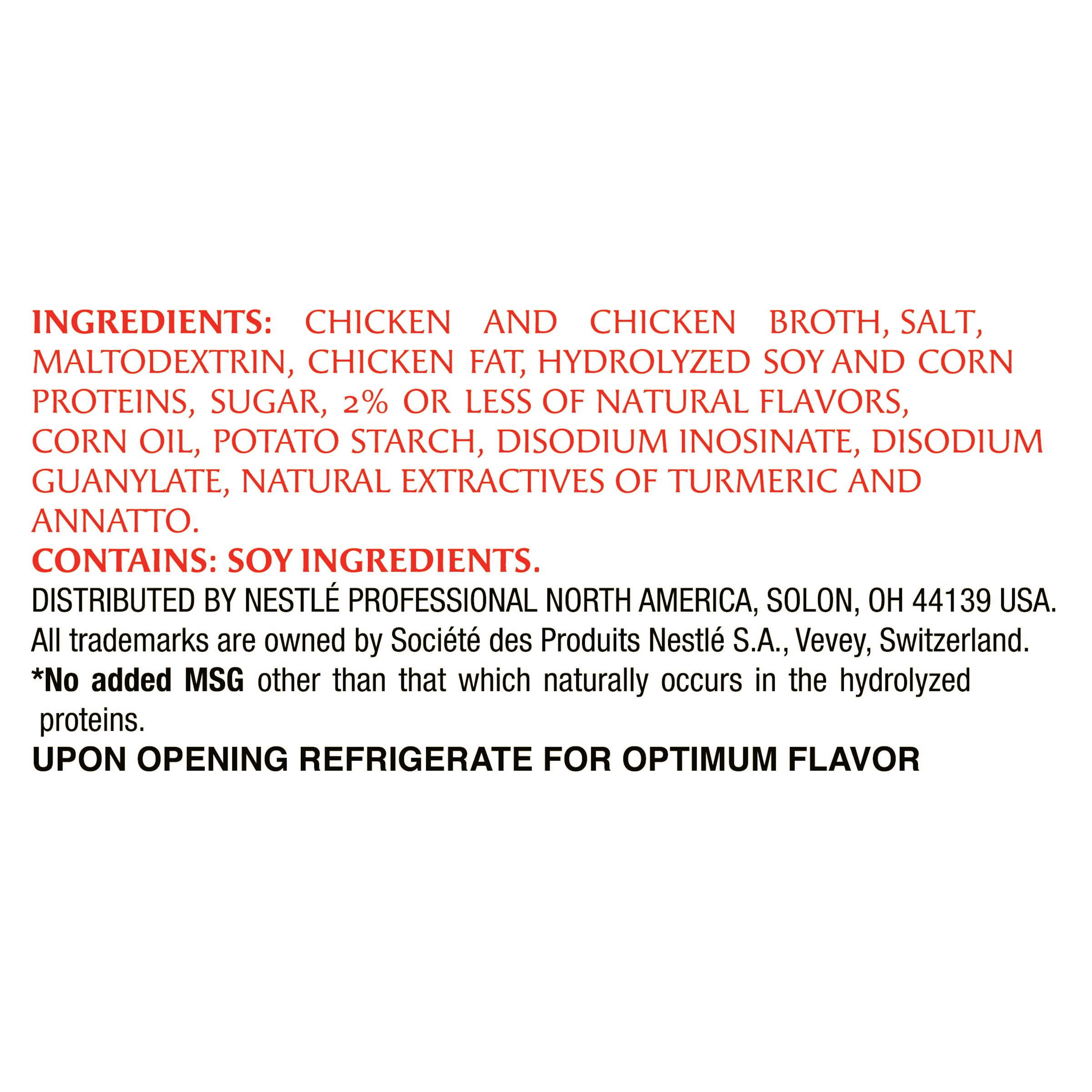 Maggi Chicken Base (No Added Msg) Gluten Free 1 Pound Each - 6 Per Case.