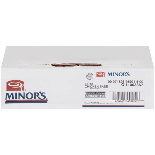 Minor's No Msg Added Chicken Base, 1 Pounds, 12 per case
